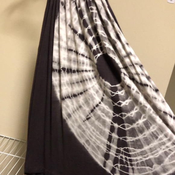 Brown tie-dye tank top - Picture 3 of 5